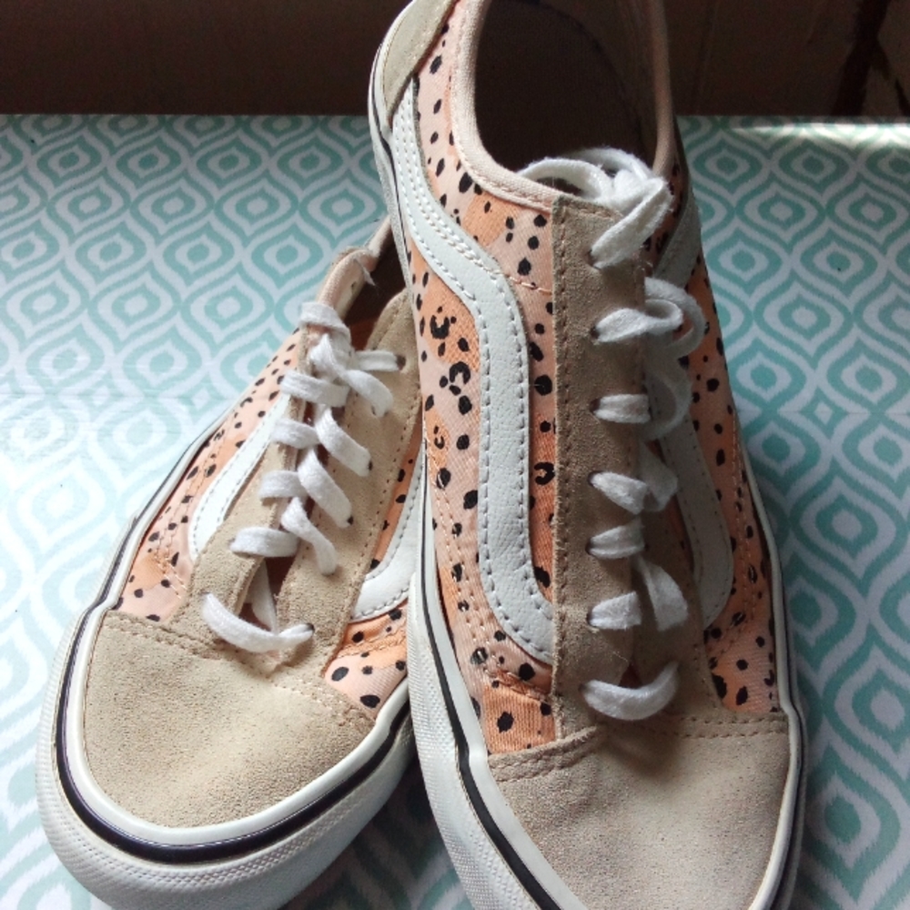 Vans Leopard Print Sneakers